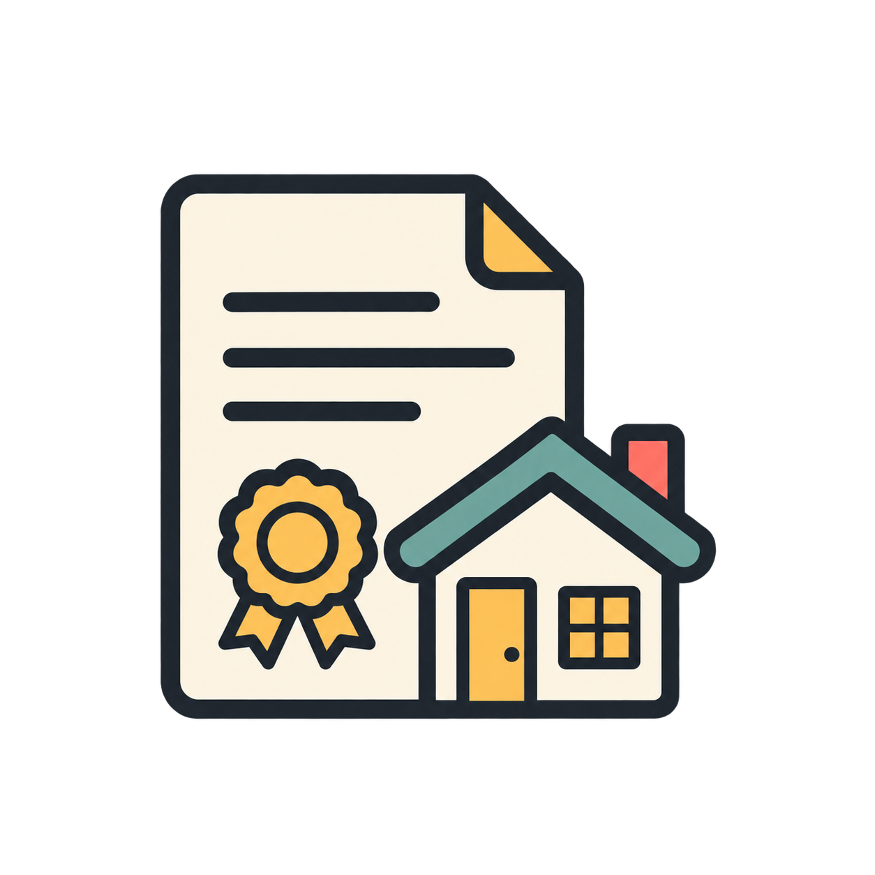 Will document and home representing wills and estate administration services in New Jersey.